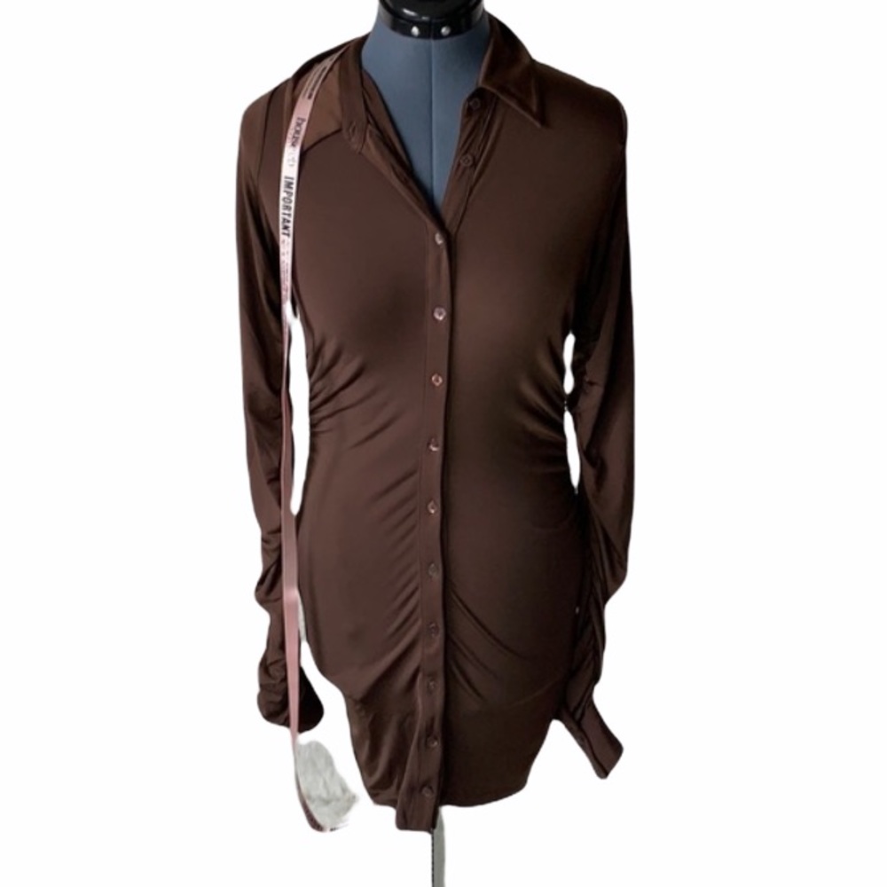 ❌SOLD❌House of CB Chocolate Martinique Jersey Dress - Picture 4 of 9